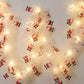 5M Christmas LED Garland with 50 Warm White Lights for Indoor Outdoor Tree Decoration