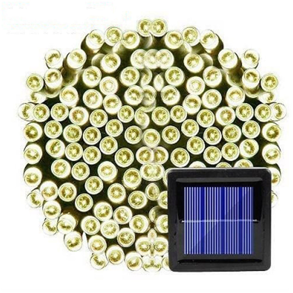 Outdoor Solar String Lights with 8 Modes for Garden Decoration-Warm White