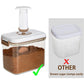 2Pcs 2.7L Vacuum Food Storage Container with Lid Strainer Vacuum Pump