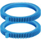 2 Pack Blue Front Tire Kit for Poolvergnuegen Replacement Pool Tires for Hayward Phoenix