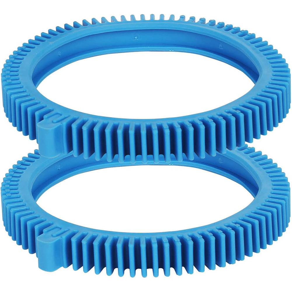 2 Pack Blue Front Tire Kit for Poolvergnuegen Replacement Pool Tires for Hayward Phoenix