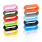 12PCS Multi-Color Band Keeper Magic Band Lock Fastener Rings Security Loop Holder Clips