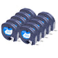 10 Pack 12 mm Label Tape Compatible with Dymo LetraTag 91330