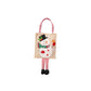 Creative Burlap Christmas-Themed Tote Bag