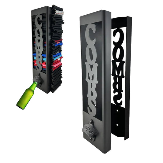 2-in-1 Wall Mounted Can Cooler Holder with Bottle Opener