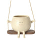 Swing Face Planter Pot Hanging Resin Head Succulent Creative Flower Pot