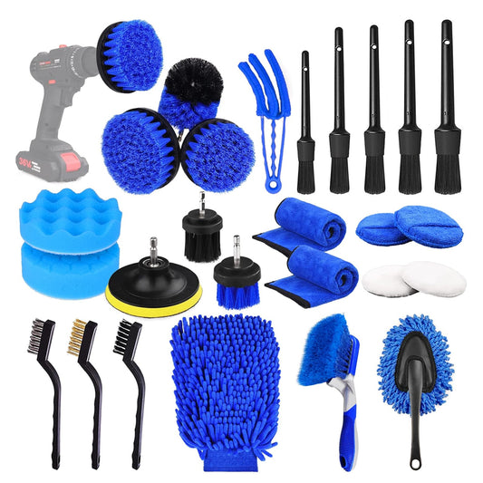 26Pcs Car Detailing Brush Set
