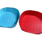 2pcs Square Silicone Air Fryer Liners Reusable Air Fryer Pot Air Fryer Inserts