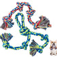 2 Pack Cotton Rope Dog Toys Durable Tug Chew Ropes for Large Breed Dogs