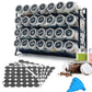 4 Tier Carbon Steel Spice Rack with Optional 28 Jars Labels and Tools