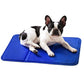 Blue Polyester Gel Cooling Sleeping Mat for Dogs Cats in 6 Sizes