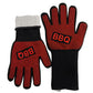 Pair of Heat-Resistant Grilling Silicone Gloves