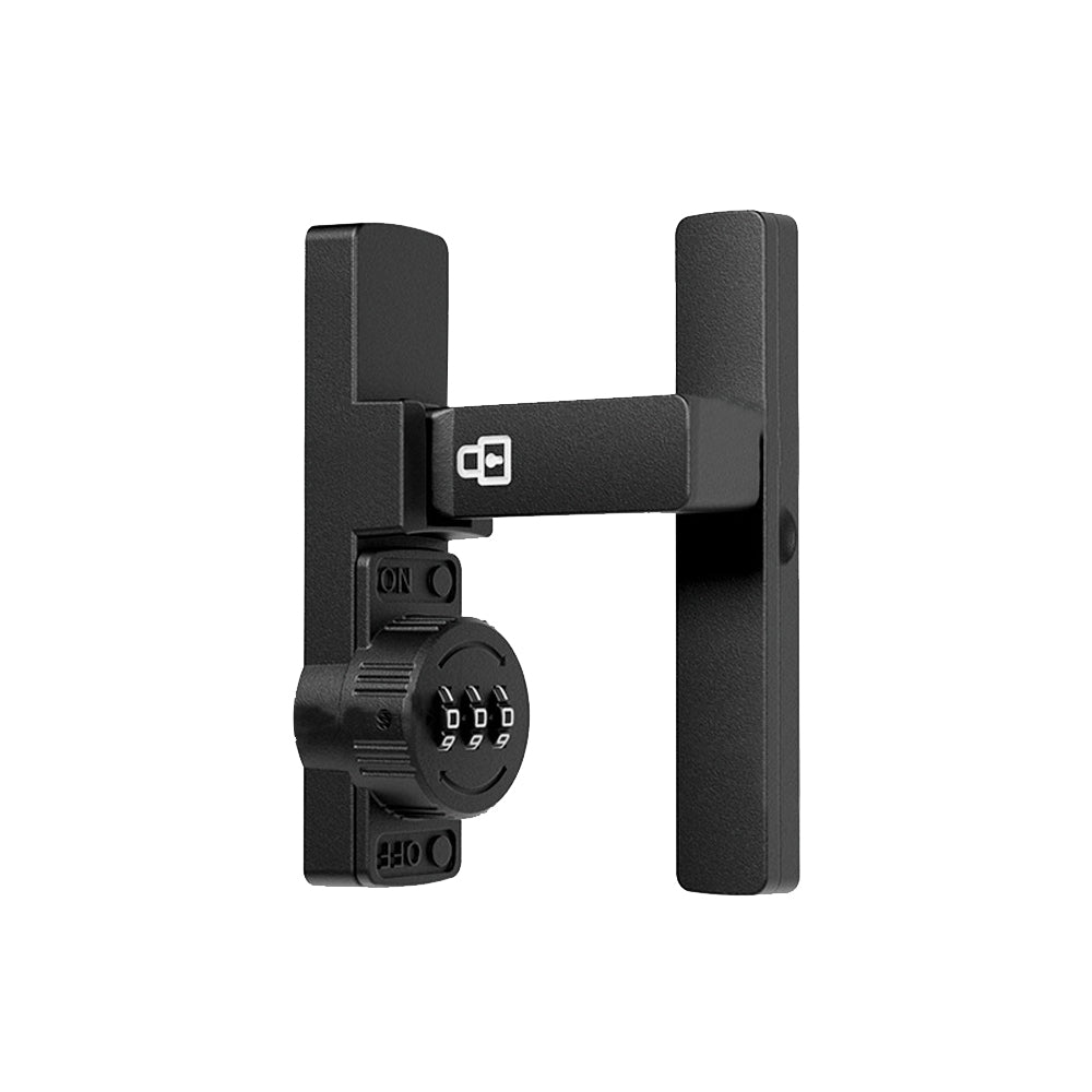 Black Password Right Angle Luminous Lock Sliding Barn Door Latch