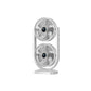 Dual Head Rechargeable Desk Fan  for Bedroom Office Home Desk