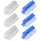 6Pcs Double Sided Nail Brushes Manicure Pedicure Cleaning Scrub Brush Set