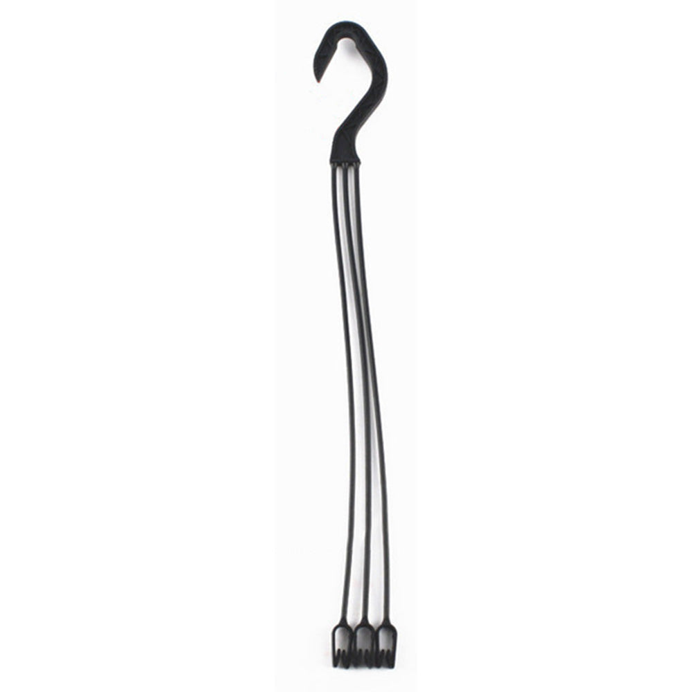 10 Pack Hanging Hooks for 18cm Pots Black