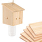Wood Carpenter Bee Trap For Outside Cube Style Nature Hanging Carpenter Bee Traps