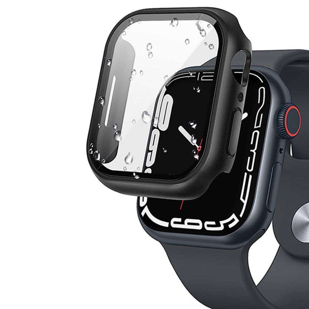Waterproof Hard Case with Tempered Glass for Apple Watch Series 10 42mm 46mm