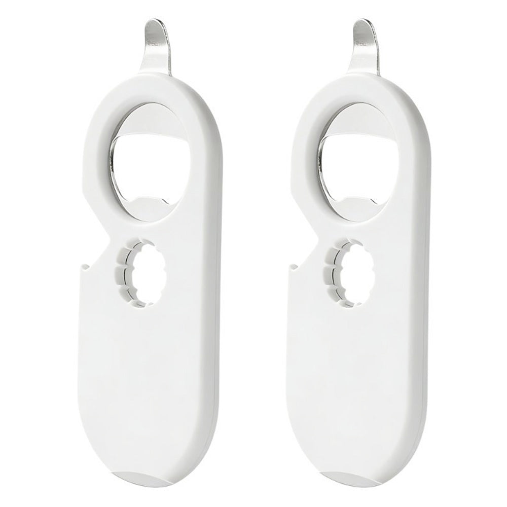 2 Pcs 5-in-1 Bottle Jar Can Opener with Easy Attached Storage