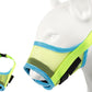 Dog Muzzle Air Mesh Adjustable Mouth Guard for Bark and Scavenging Prevention-Green