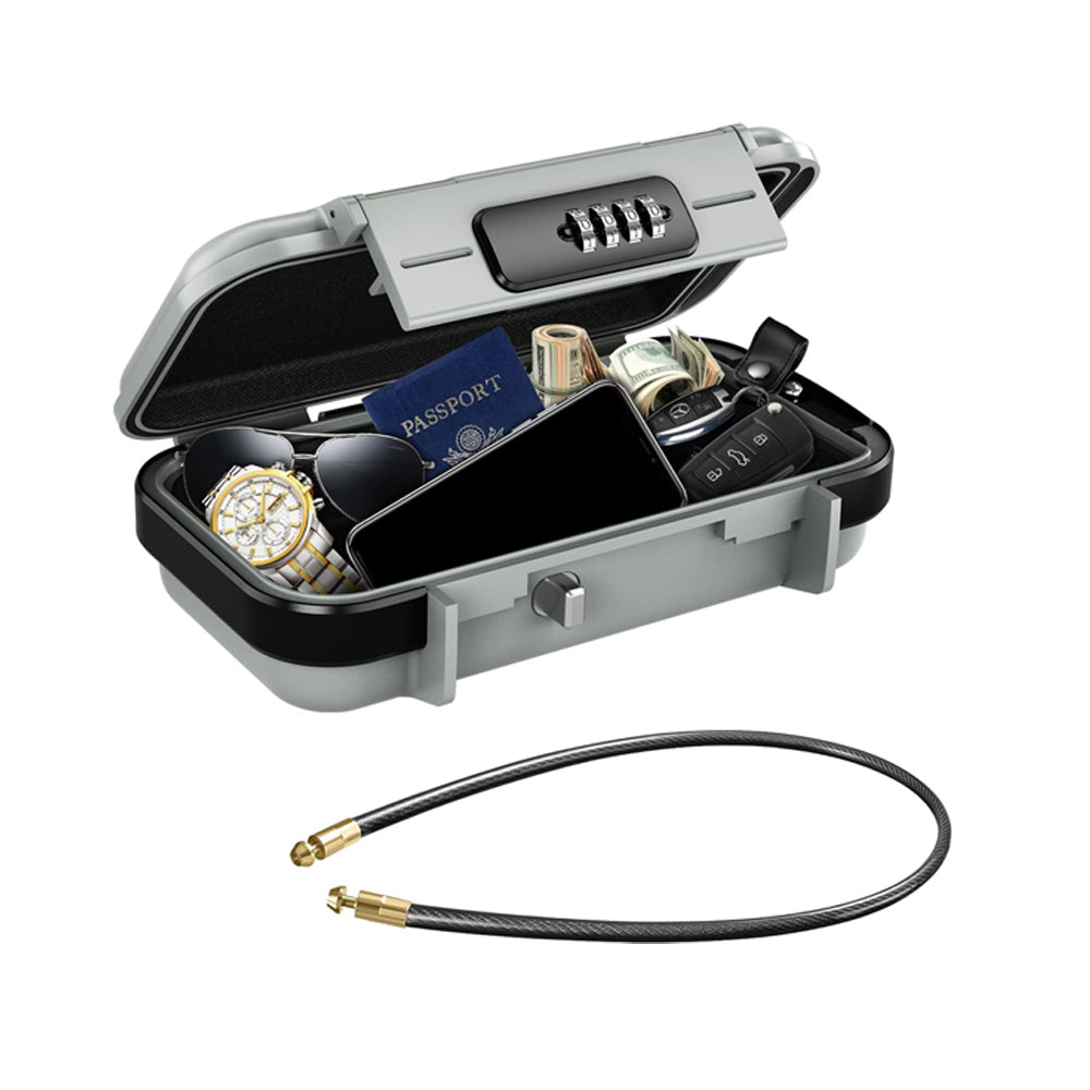 Portable Anti-Theft Mini Travel Security Box with Code