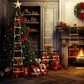 Christmas Decor LED Ladder Light Climbing Santa Claus Outdoor Light with 8 Modes