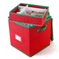 4-Tier 64 Compartment Christmas Ornament Storage Box with Lid