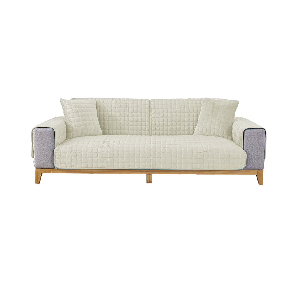Flannel Non-Slip Thickened Sofa Cushion Cover-210X70CM