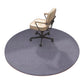 Round Office Chair Mat Anti Slip Floor Protector for Home Office-Grey
