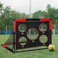 Soccer Goal Set for Backyard Portable Pop Up Soccer Nets with Target Panel