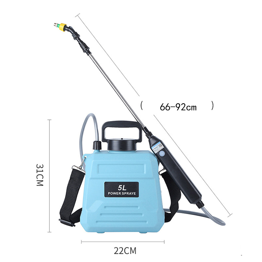 5L Rechargeable Backpack Farm Garden Weed Sprayer