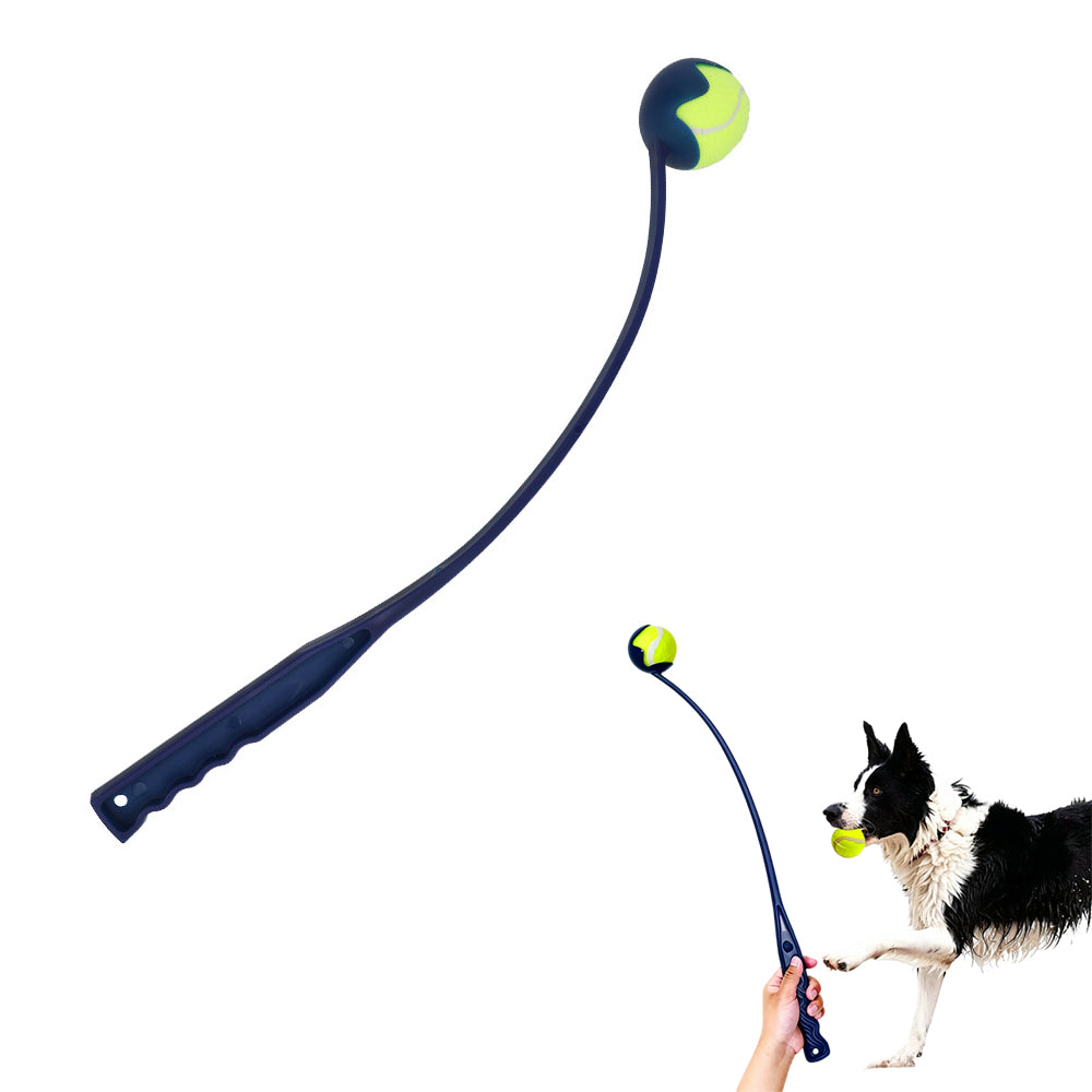 60cm Pet Dog Puppy Tennis Ball Launcher with Ball