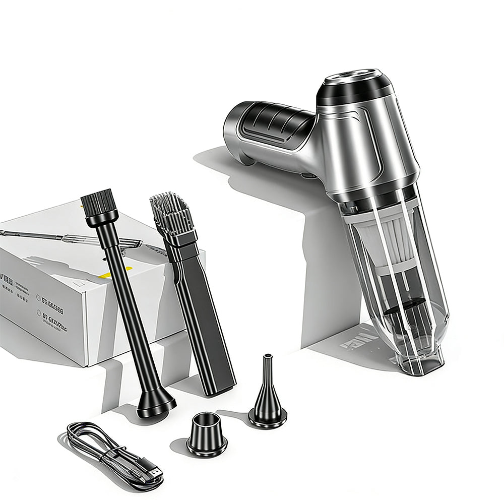 2-in-1 Cordless Handheld Car Vacuum Cleaner and Inflator