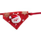 4pcs Christmas Cat Bandana Collar Adjustable Xmas Pet Bandana Collar