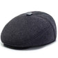 Men's Newsboy Cap with Ear Flaps Winter Warm Octagonal Hat Vintage Style Cap