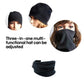 3Pcs Unisex Polar Fleece Neck Warmer 3 In 1 Multifunctional Scarf