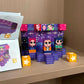 64pcs Stage Theme Magnetic Cube Building Blocks Scene Set Puzzle Assembly Toy