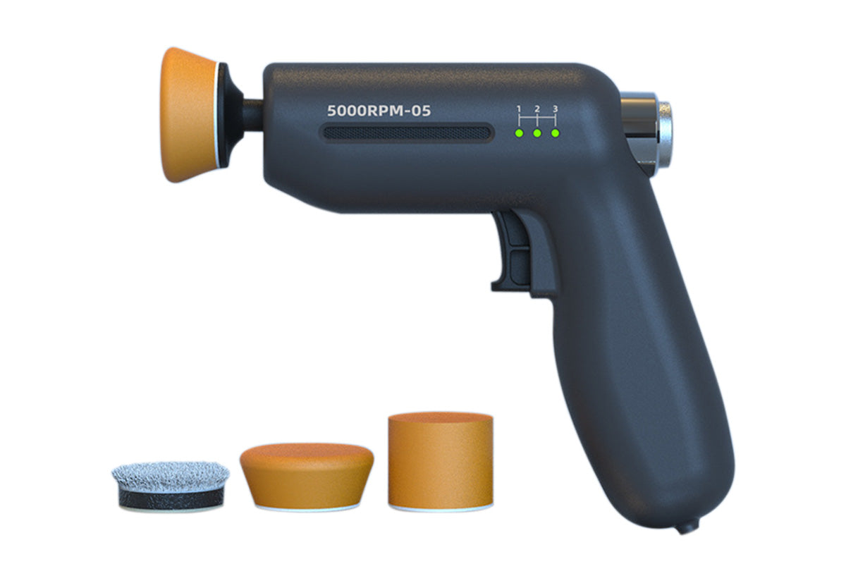 Auto Detailing Polisher Tool Car Polisher 5000RPM 3 Speed Handheld Buffer Waxer for Car Scratch Removal Waxing