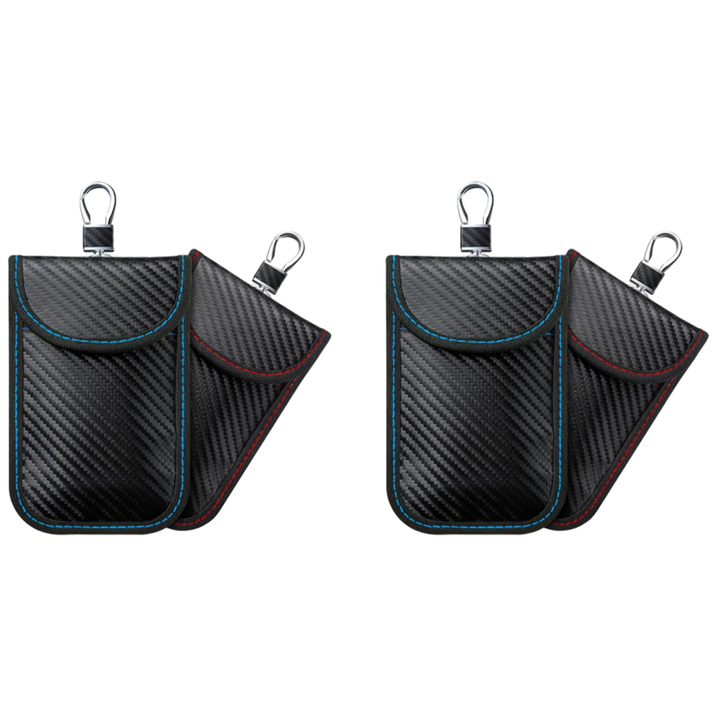 4Pcs RFID Blocking Faraday keyFob Storage Bags