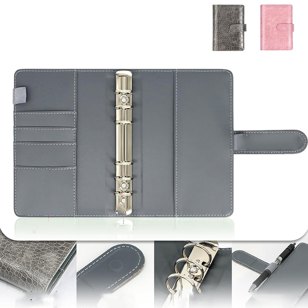 2-in-1 A6 Money Saving Zipper Cash Storage Binder