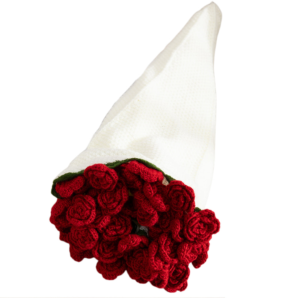 Crochet Rose Bouquet Throw Blanket Handmade-Style 2