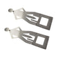 2Pcs Funny Man Shape Hot Dog Roaster Reusable Stainless Steel Sausage Holder for BBQ