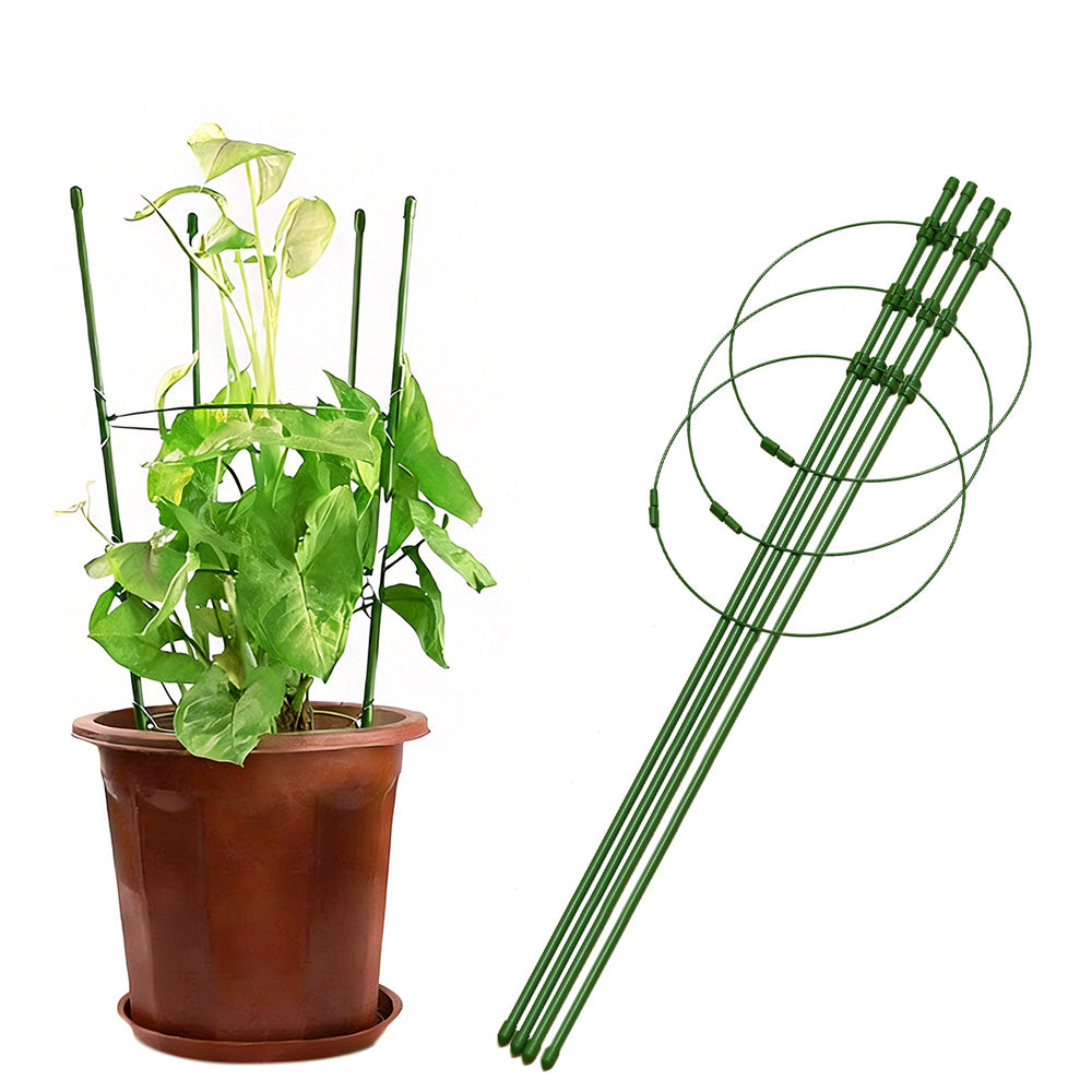 Adjustable Steel Tomato Plant Cage Climbing Trellis Support for Vegetables and Flowers