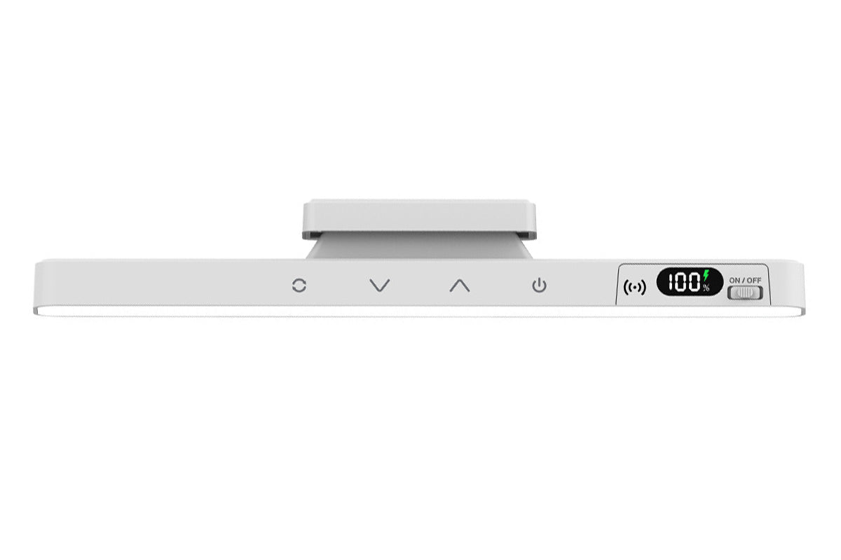 Magnetic Rechargeable LED Light Bar with 5 Colors Touch and Remote Control Battery Display