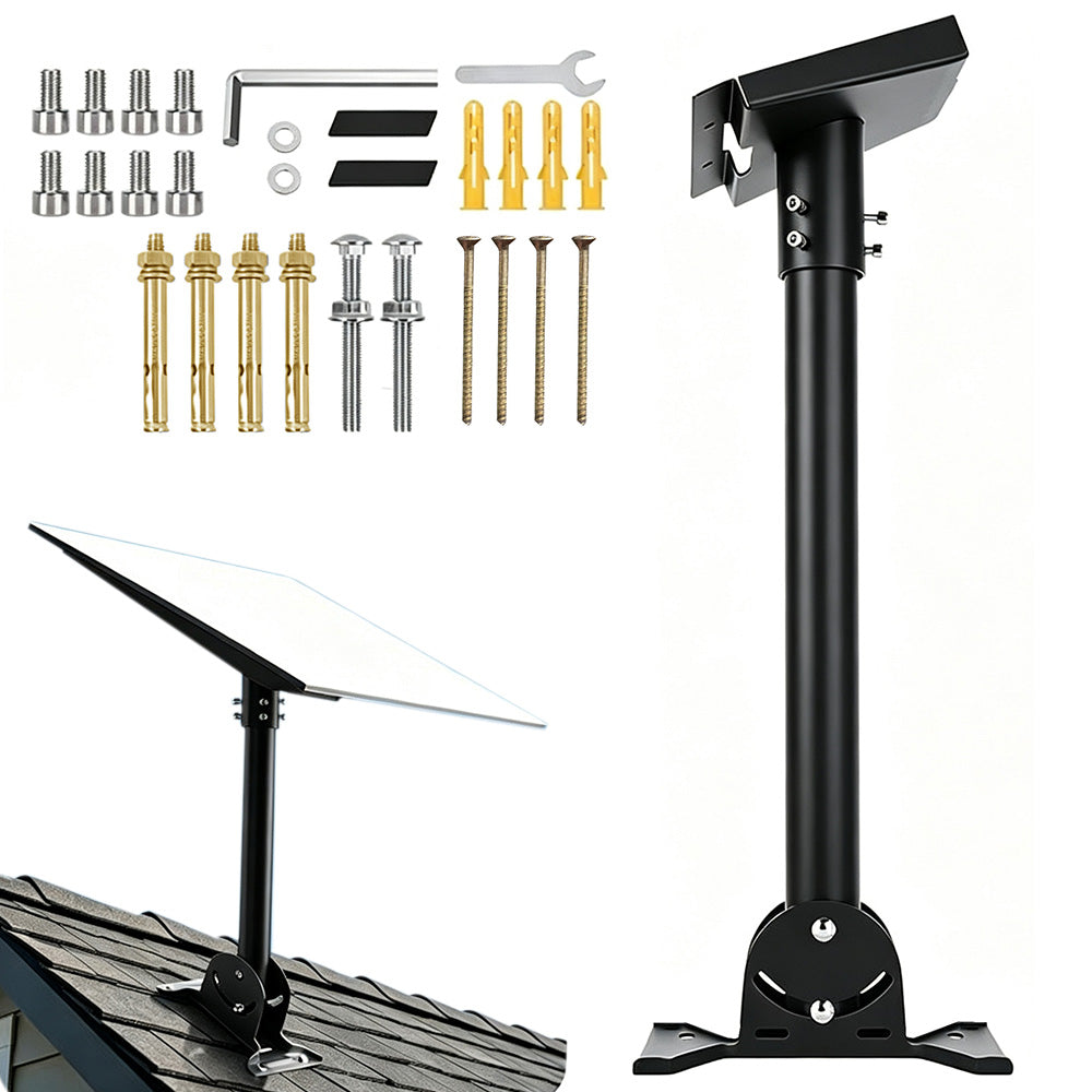 Adjustable Carbon Steel Wall and Roof Mount for Starlink 4 4X Gen 3