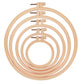 6 PCS Embroidery Hoops with 16 Needles Plastic Cross Stitch Hoops for Crafts
