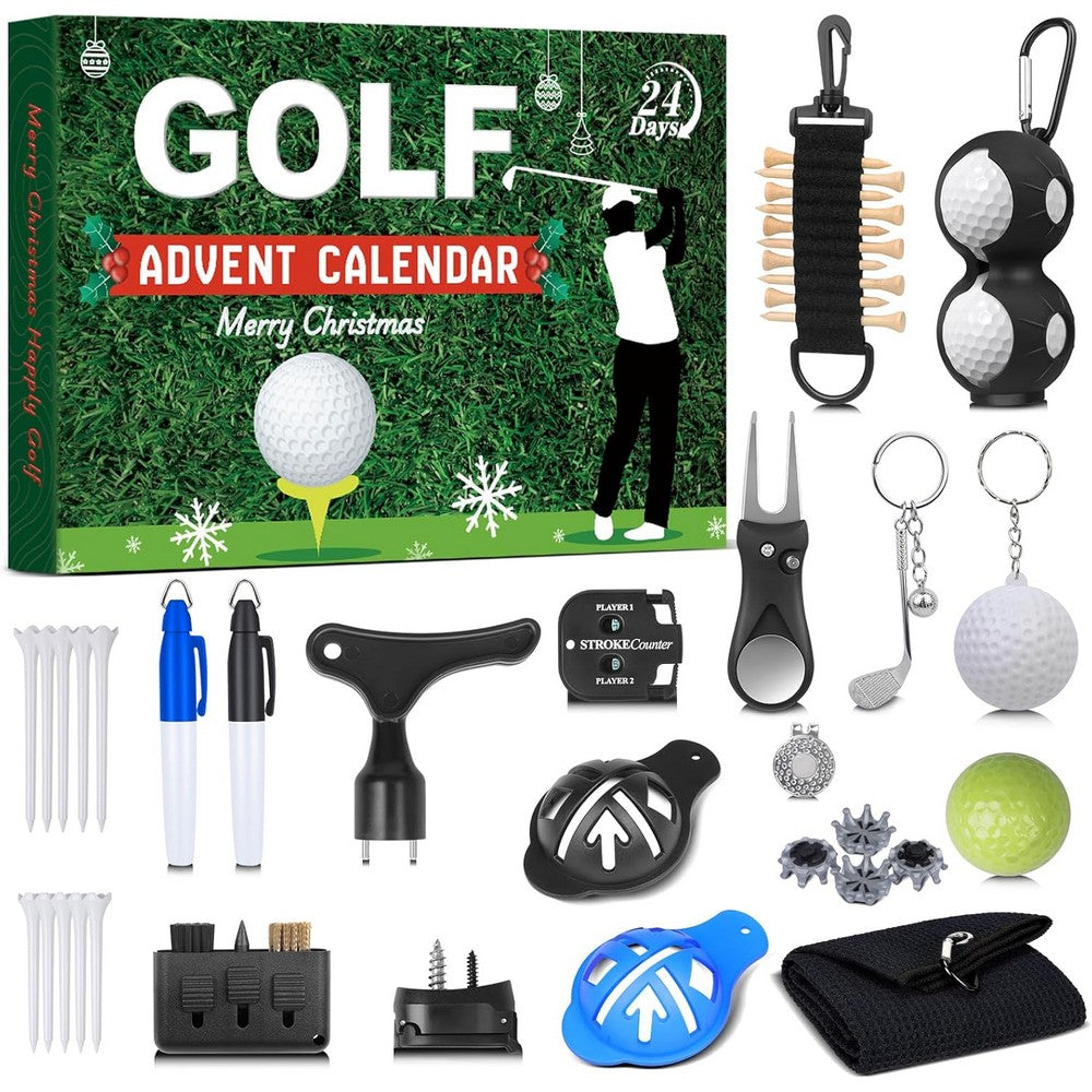 Golf Advent Calendar 2025 for Men Teen Boy 24 Days Christmas Countdown Calendar