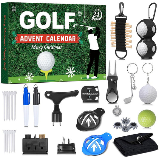 Golf Advent Calendar 2025 for Men Teen Boy 24 Days Christmas Countdown Calendar
