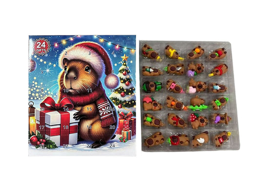 24-Days Capybara Christmas Advent Calendar