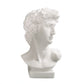 Resin Creative Human Head Sculpture Makeup Brush Storage Box Flower Pot Pen Holder